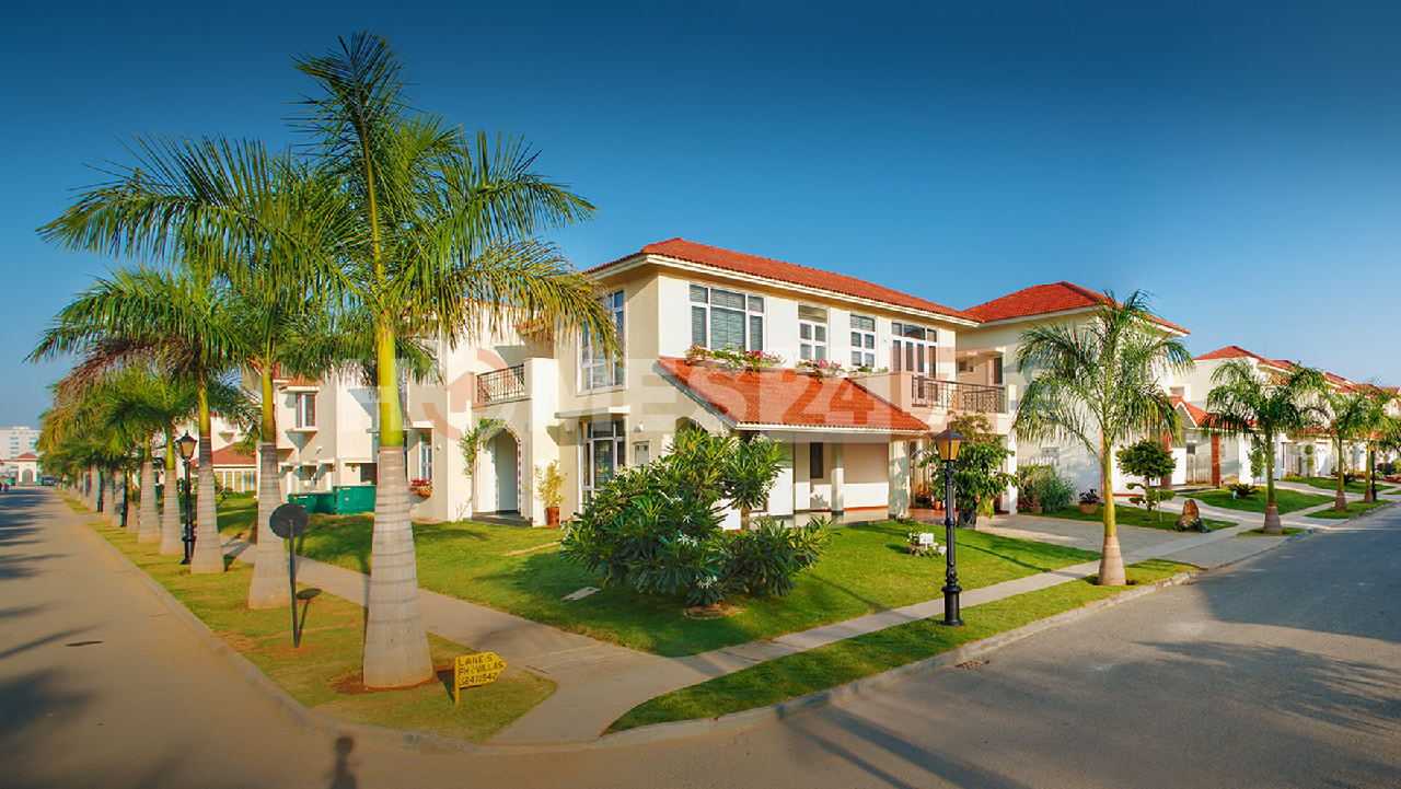 adarsh palm retreat villa rent